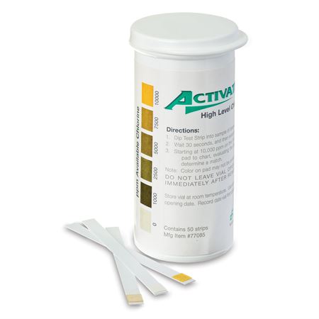 Fresh-Mix Bleach Dilution System Test Strips* - 50 strips per vial