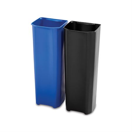 Front Step SlimJim Dual Liner Set Black/Blue 13gal