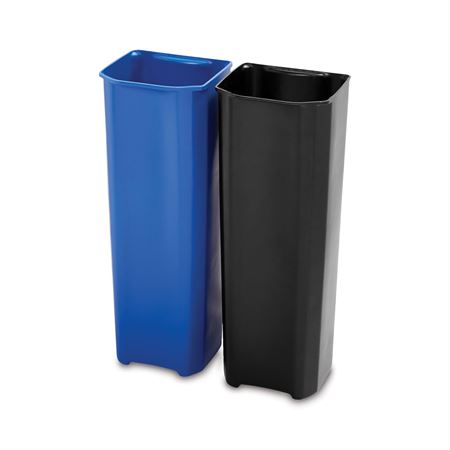 Front Step SlimJim Resin Dual Liner Black/Blue 8gal