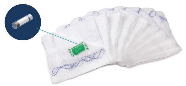 Medtronic RFDetect Gauze Sponges - RFDetect X-Ray Detectable Gauze, Sterile, 12 Ply, 3" x 3" - G0303-12P01C-1