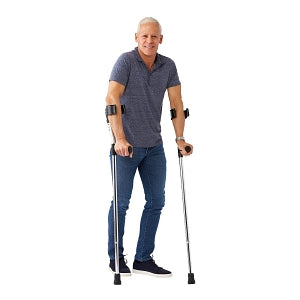 Medline Guardian Forearm Crutches - Guardian Aluminum Forearm Crutches, Adult - G05161