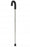 Medline Shepherd's Crook Handled Canes - Chrome Cane, Standard Handle - G05370