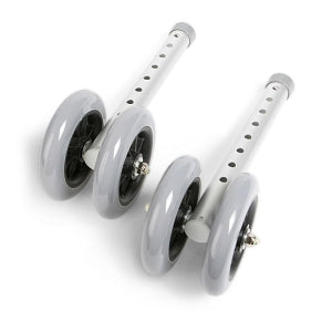 Medline 5" Wheels For Walkers - Duel Wheels, Bariatric, 5" - G07722-8B