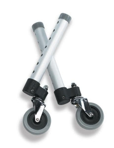 Medline Swivel Footpiece Sets - Swivel Footpiece Set, 3" Wheels - G07820-8M