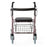 Medline Guardian Deluxe Rollators with 8" Wheels - Guardian Rollator, Deluxe, Aluminum, Rose - G07887R