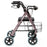 Medline Guardian Deluxe Rollators with 8" Wheels - Guardian Rollator, Deluxe, Aluminum, Rose - G07887R