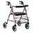 Medline Guardian Deluxe Rollators with 8" Wheels - Guardian Rollator, Deluxe, Aluminum, Rose - G07887R