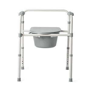 Medline 3-in-1 Folding Commodes - 3-in-1 Folding Steel Commode, 350 lb. Weight Capacity - G1-200X1