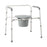 Medline Steel Bariatric Commode - COMMODE, ELONGATED, 24IN WIDE, 650 LB CAP - G1-201LBX1