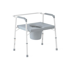 Medline Bariatric Commode - COMMODE, BARIATRIC, 650 LB WEIGHT CAP - G1-400BX2