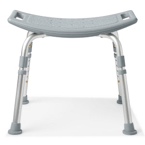 Medline Aluminum Bath Benches without Back - SHOWER CHAIR, NO BACK, KNOCKDOWN - G2-202KX1