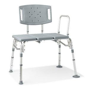 Medline Transfer Bench with Back - Bariatric Knockdown Transfer Bench, 500 lb. Weight Capacity - G3-200KBX1