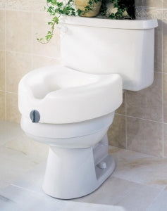 Medline Medline Locking Raised Toilet Seats - Guardian Raised Toilet Seat, Locking, 5" - G30260