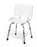 Medline Basic Shower Chair with Back - Basic Knockdown Shower Chair with Back, 250 lb. Weight Capacity - G30402M