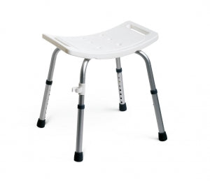 Medline Easy Care Shower Chair / Stool - Easy Care Knockdown Shower Chair / Stool without Back, 250 lb. Weight Capacity - G30403