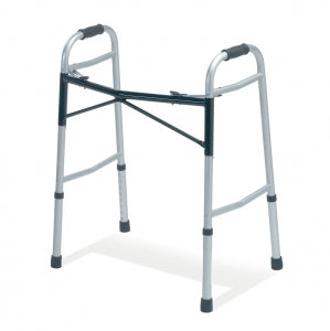 Medline Bariatric Folding Walkers - Adult Bariatric Folding Walker, 2 Button, 650 lb. Capacity - G30754B