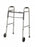 Medline Guardian Two-Button Folding Walkers with 5" Wheels - Guardian Adult Walker, 5" Wheels - G30757W