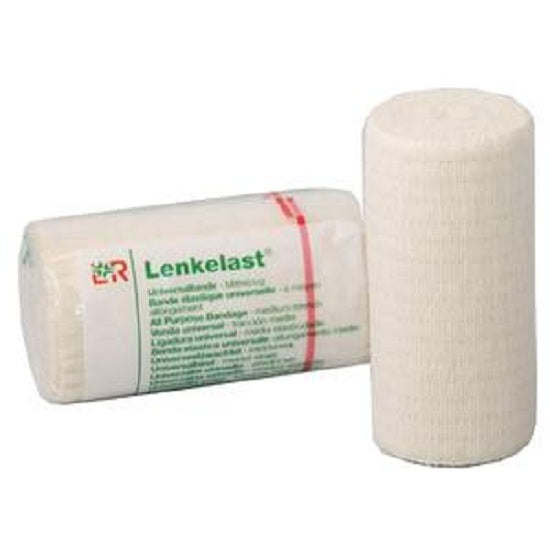 Lohmann & Rauscher Lenkelast All Purpose Medium Stretch Bandage, 8cm x 5m Stretched