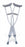 Medline Push-Button Aluminum Crutches - Guardian Aluminum Pushbutton Crutches, Child - G53314-8