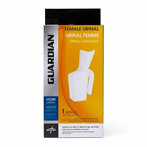 Medline Retail Packaged Female Urinals - Guardian Female Urinal, Ounces and cc Measurements - G901-PC