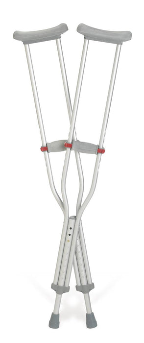 Red Dot Aluminum Crutches