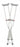 Medline Red Dot Aluminum Crutches - Guardian Aluminum Red-Dot Crutches, Youth - G92-214-8