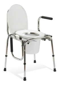 Medline Drop Arm Commodes - Plain Drop Arm Commode, 300 lb. Weight Capacity - G98202