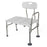 Medline Unpadded Transfer Bench - Unpadded Bath Transfer Bench, 300 lb. Weight Capacity - G98308A