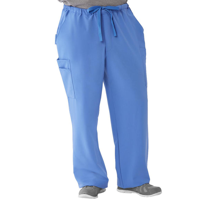 Medline Illinois Avenue Men's Athletic Cargo Scrub Pants with 7 Pockets - Illinois ave Men's Athletic Cargo Scrub Pants with 7 Pockets, Size XS Regular Inseam, Regal Purple - 5800RPLXS