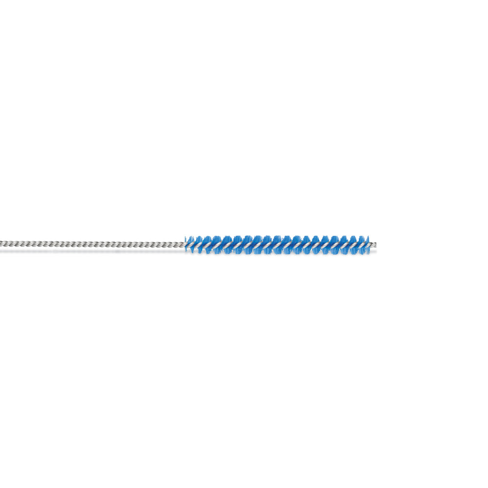 Key Surgical Polypropylene Cleaning Brushes - Stainless Steel Cleaning Brush with Polypropylene Tip, 16" Long with 2" Bristle Area, 15 Fr (5 mm) - PP-18-197