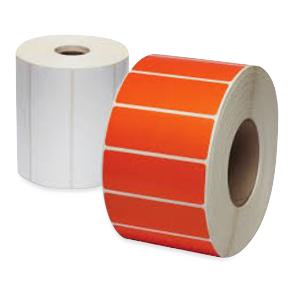 Kem Medical Kemsure Barcode Labels 5002 Series - Barcode Label with 1" Core, Orange, 4" x 2" - 5002-SF