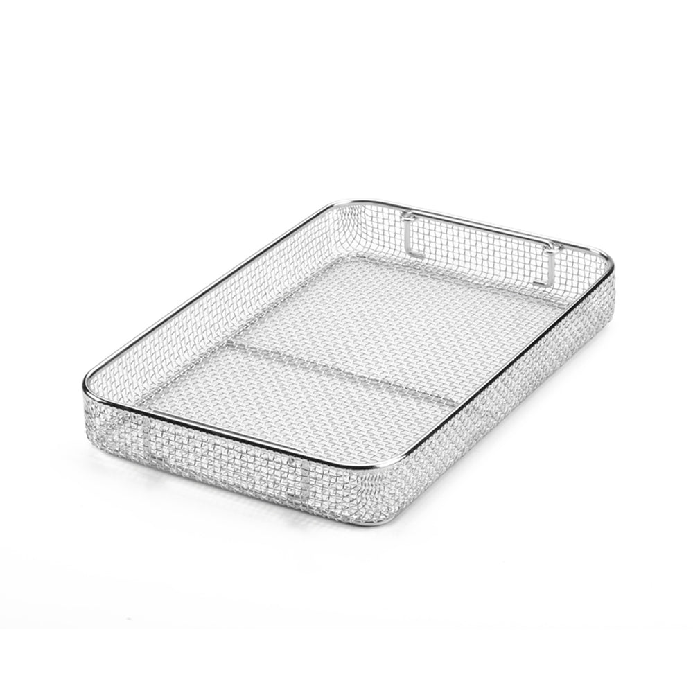 Key Surgical Mesh Trays - Mesh Tray w / Drop Handles, 380 mm x 250 mm x 50 mm - MT-8050