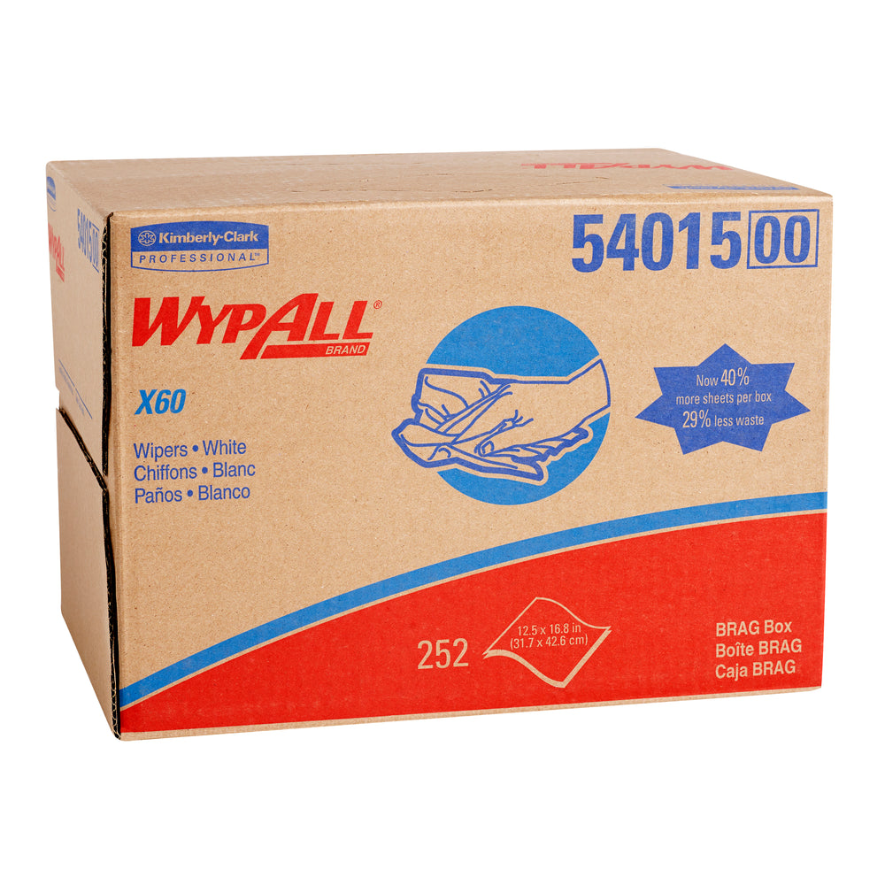 Kimberly Wypall X60 Resuable Wiper - Wypall X60 Reusable Wipes, Teri Brag Box - 54015