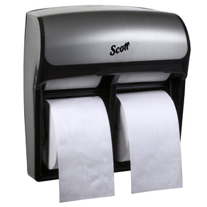 Kimberly-Clark Corporation Scott Pro High Capacity Coreles Tissue - Scott Pro Coreless Faux Stainless Steel Dispenser - 44519