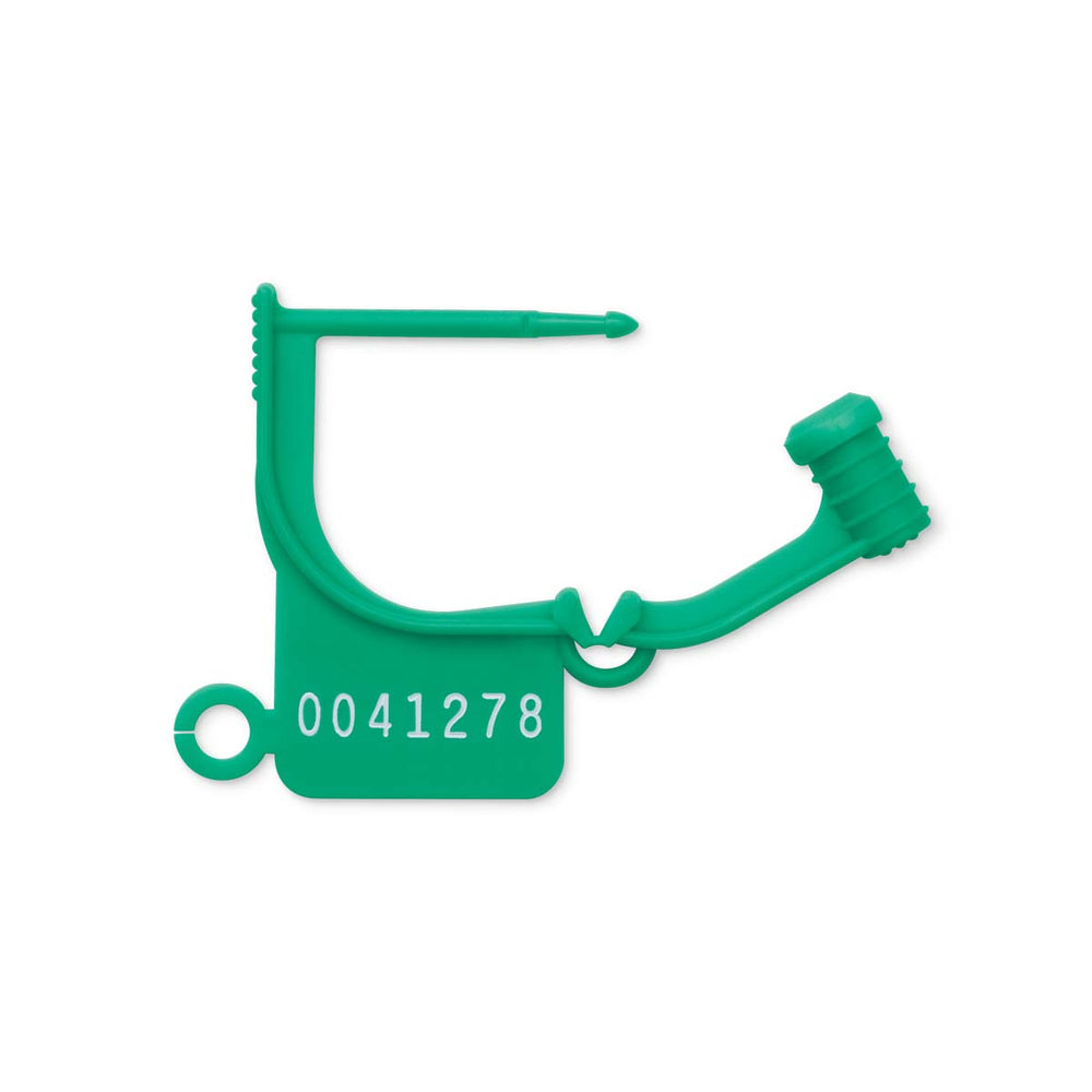 Key Surgical Locking Tags - TAG, LOCKING, GREEN, UNIQUELY NUMBERED - LT-300N-1000