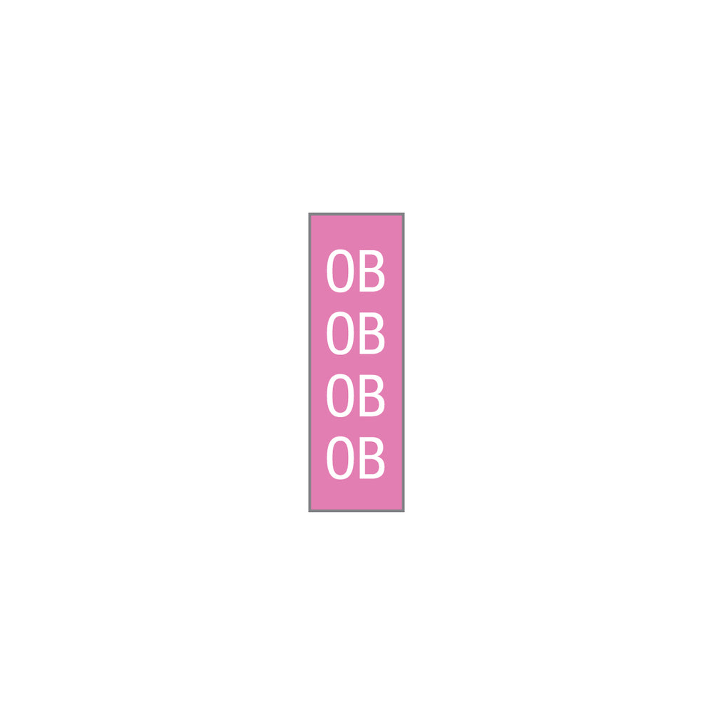 Key Surgical Identification Tape - OB Identification Tape, 1/4", Pink - T-504-11