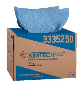 KimClark Kimtech Prep Kimtex Wipers - WIPER, KIMTECH KIMTEX, QRT FOLD, BLUE - 37002-022