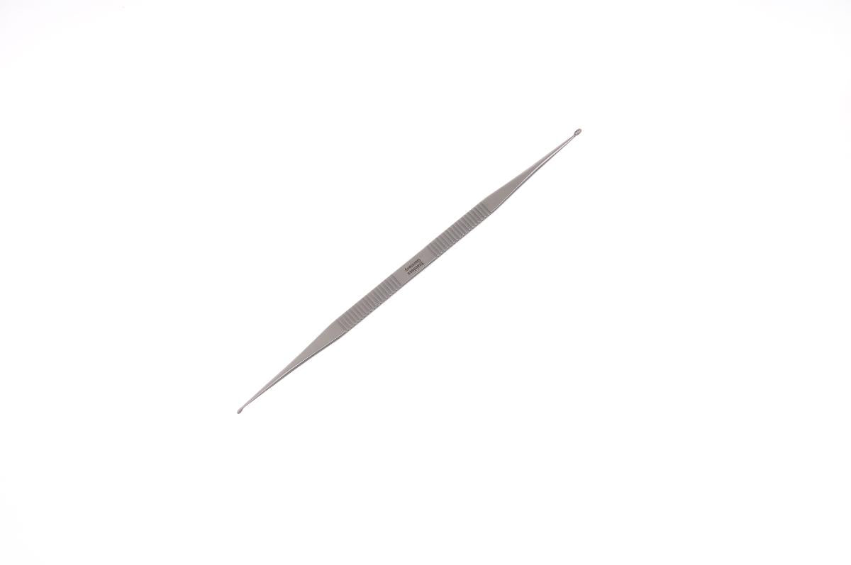 Medline House Ear Curettes - House Ear Curettes, Double-Ended, Light-Angled, 6" - MDG0396486