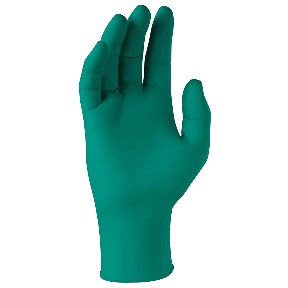 Kimberly-Clark Spring Green Nitrile PF Exam Gloves - Nitrile Exam Glove, Powder-Free, Spring Green, Size XS - 43437