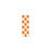 Key Surgical Patterned Sheet Tape - 1/4" Sheet Tape, ID, White / Orange - T-220-0107