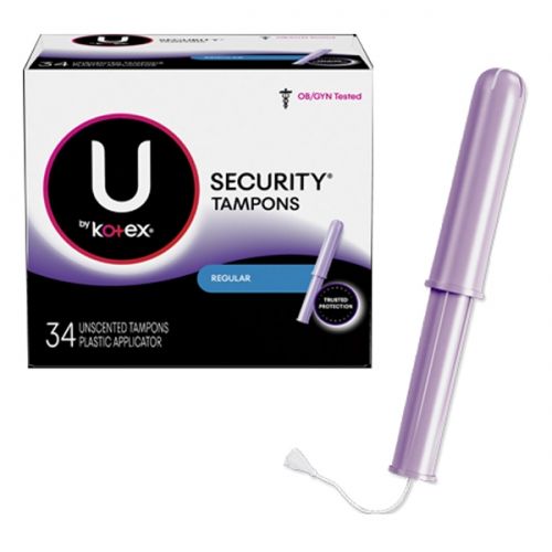 Kimberly Clark Premium Security Tampons - TAMPONS, PREMIUM SECURITY, REGULAR - 51569