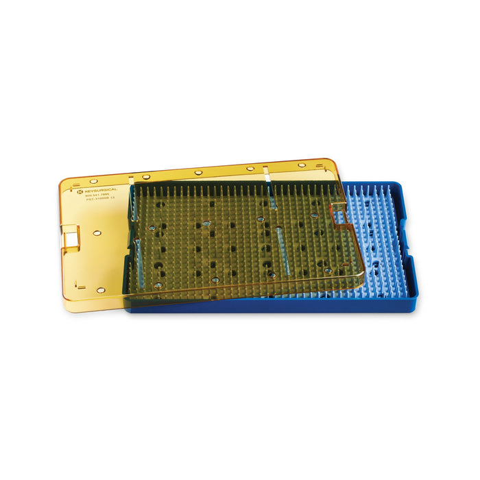 Key Surgical Plastic Sterilization Trays - Plastic Sterilization Tray, 10" x 6" x 0.75" - PST-3100SB