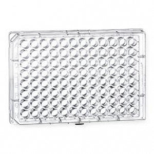 Greiner Bio One Multiwell Plates - Polystyrene Clear Microplate with 96 Flat-Bottom Wells - 655101