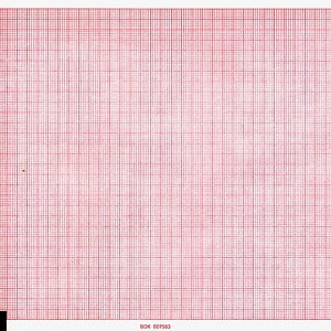 Graphic Controls Medical Chart Recording Papers - ECG Single-Channel Recording Paper, Red Grid, BDK 007983, 8.47" x 183' - 7G31334595