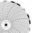 Graphic Controls United Electric Circular Charts - United Electric Circular Paper Chart, 6282-161 Pressure Sensitive, Time Rotation 7D, Ranges 25 - (-40) - 6282-161