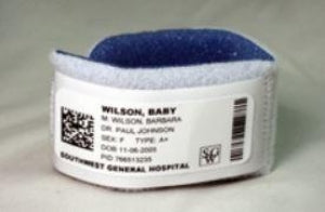 General Data Company Inc ID FoamWrap Wristbands - WRISTBAND, FOAM, NEWBRN, FLAG LABEL, QTY/504 - L-WB-PIDSAB