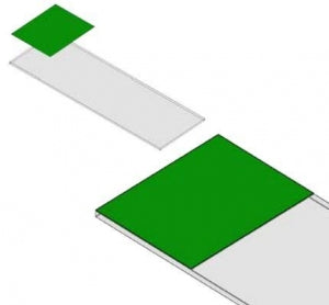 General Data Inc Color Frosted Slides 45° Clipped Corners - SLIDES, MICROSCOPE, 45 DEG CLIPPED, YELLOW - SMP-SCTT-45Y