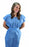 Genesis Disposables Deluxe SMS Exam Gowns - GOWN, BLUE, WOVEN, 45X70, XXL - GEN4570S