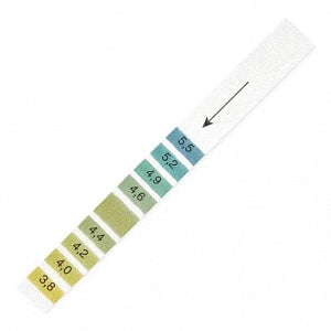 Whatman pH Indicatior Integral Comparison Strip - pH Indicator Paper Test Strips, 3.8-5.5 Range, 11 x 100 mm - 2627-990