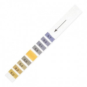 Whatman pH Indicatior Integral Comparison Strip - pH Indicator Paper Test Strips, 8-9.7 Range, 11 x 100 mm - 2630-990